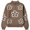 Half Zipper Stand Sweater
