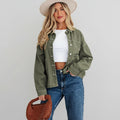 Collared Front Boyfriend Jacket