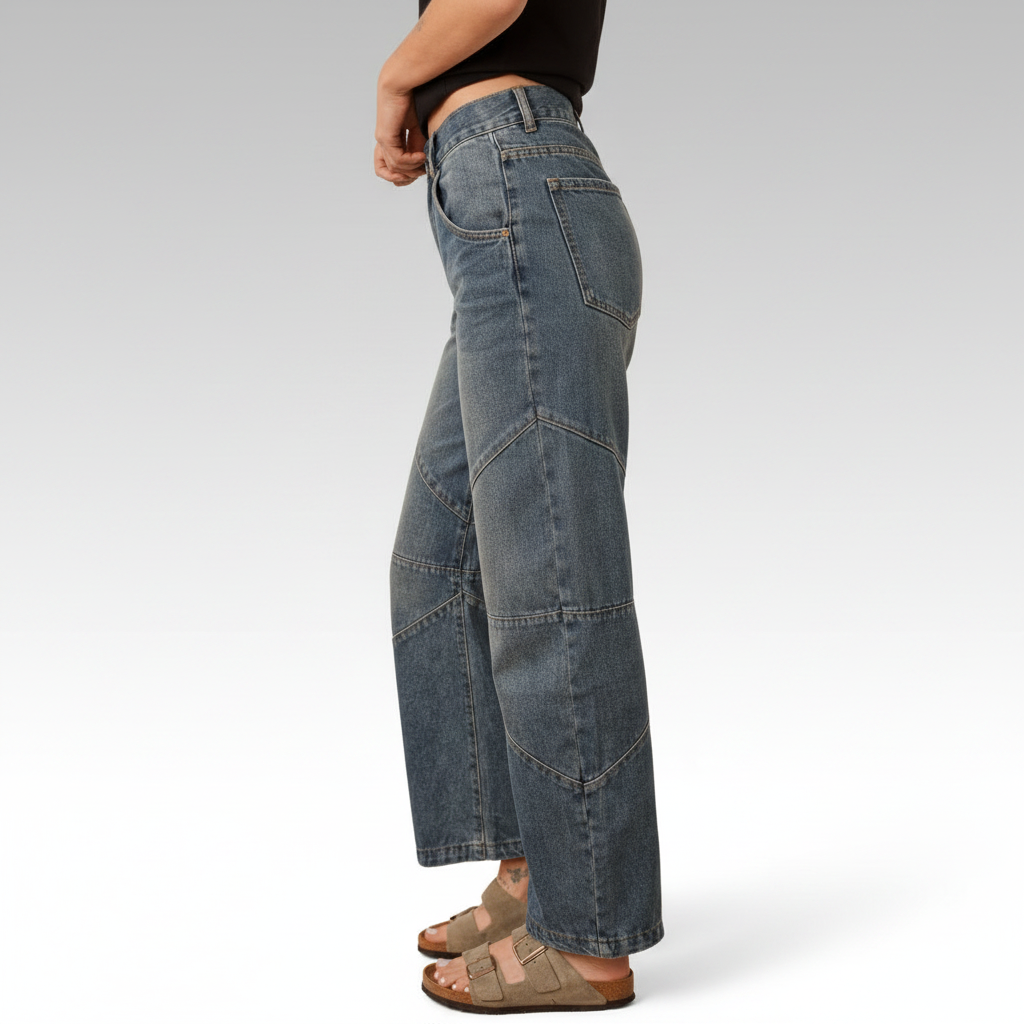 Straight High Waist Jeans