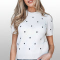 Bubble Short Sleeve Sweater
