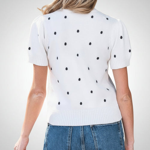Bubble Short Sleeve Sweater